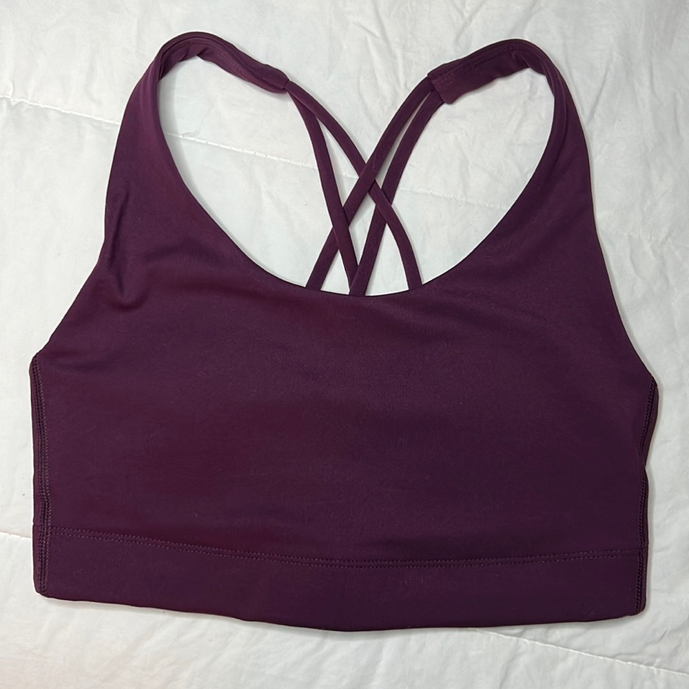 NEW/NEVER WORN Purple We Wander Sports Bra/Workout Top - size S - Super Soft!!